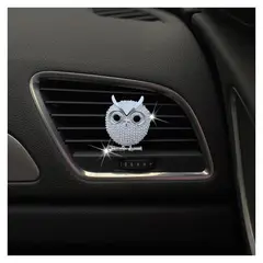 GENERICO - Adorno Decorativo Para Aire Acondicionado BUHO Color Silver