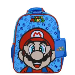 NINTENDO - MOCHILA ESCOLAR TAMAÑO A4 SUper Mario