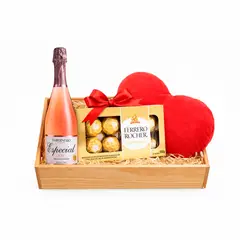 TABERNERO - Gift Box Ferrero Rocher + + Cojin corazon - San valentin