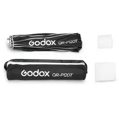 GODOX - Softbox Parabólico QR-P120T de 120cm Armado Rapido Montura Bowens