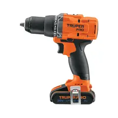 TRUPER - Taladro Atornillador 20V + 1 Bateria 2Ah + Cargador