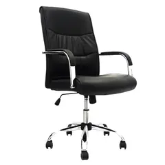 TEMEL - Sillón Gerencial Ergonómico de Oficina Negro YORKI -