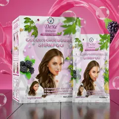 DEXE - Shampoo light brown colorante para cabello caja x 10 unds