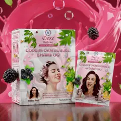 DEXE - Shampoo retro red colorante para cabello caja x 10 unds