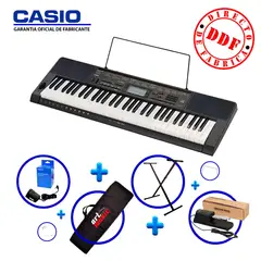 CASIO - Pack de Teclado CTK3500 Con Sensibilidad + Parante + Funda + Pedal Sustain + Transformador + GARANTIA EXTRA