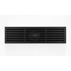 GENERICO - Sumidero Rejilla Negro Mate 8x20cm de Acero Inoxidable SUS 304