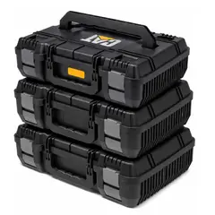 CAT - MALETA APILABLE USO RUDO CAJA DE HERRAMIENTAS DA41001 3 UNIDADES