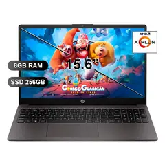 HP - AMD Athlon 7120U 8GB RAM SSD 256GB 156” FreeDOS 9E527LA