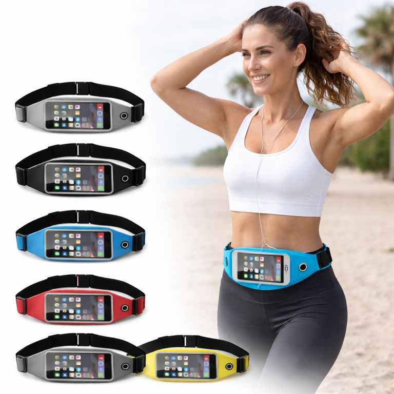 Canguro Running Ultraligero Impermeable Con Salida Audífonos Colores Surtidos