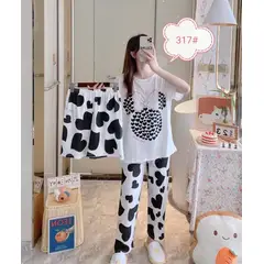 FASHION - CONJUNTO DE PIJAMAS ANIMADOS DE 3 PIEZAS