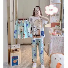 FASHION - CONJUNTO DE PIJAMAS ANIMADOS DE 3 PIEZAS