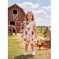 GENERICO - VESTIDO PARA NIÑA DE LA GRANJERA