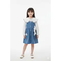 GENERICO - CONJUNTO DE VESTIDO PARA NIÑA