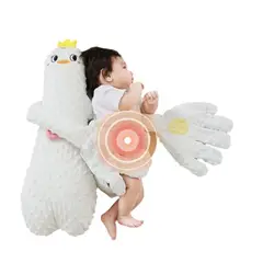 GENERICO - Almohada peluche POLLO arrullador 60 Cm, Suave Y Cómoda