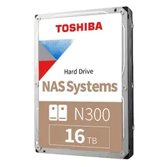 TOSHIBA - Disco Duro Interno 16 TB N300 NAS SATA