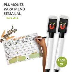BOMBI DE MAMAS Y BEBES - Plumón Magnético Borrable Bombi para Pizarra – Pack de 2