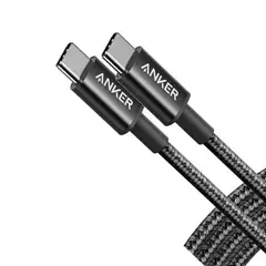 ANKER - Cable 322 USB-C a USB-C (2 Metros, Trenzado) Negro