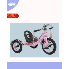 KIDS - TRICICLO INFANTIL CHAVITO PARA NIÑOS - COLOR ROSADO