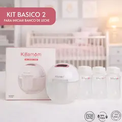 KILLAMOM - EXTRACTOR DE LECHE K6/ M6 + 3 FRASCOS DE POLIPROPILENO