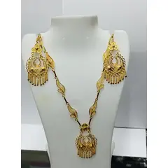GENERICO - Collar de filigrana mas aretes de filigrana bañados en oro