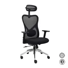 ALTHEA CONFORT - Silla Ergonómica Bug Presidente Aluminio Negro