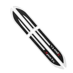 SPORT - Protector De Puerta Universal Decorativo Negro 4Pcs