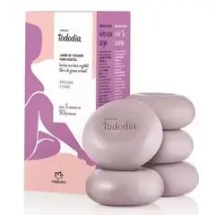 NATURA - Caja de Jabones en Barra Avellana y Casis Tododia x 5u