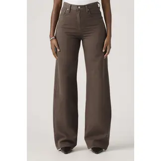 LEVIS - Jeans Mujer Ribcage Wide Leg Café