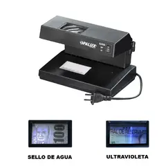 WESTOR - Detector de Billetes Falsos Luz UV + Lupa OP-2138 OPALUX