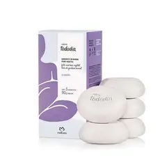 NATURA - Tododia Algodon Jabones en barra 5 unidades de 90 g c/u