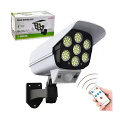 GENERICO - Lámpara Solar de Seguridad Exterior con Sensor Inteligente y 3 Modos de Iluminación