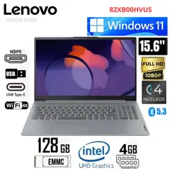 LENOVO - IDEAPAD SLIM 3 15IAN8 INTEL N100 128GB UFS 4GB DDR5 INTEL UHD GRAPHICS 15.6 FHD  82XB00HVUS