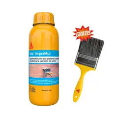 SIKA - Resina contra la humedad Impermur y Salitre x1L Gratis una brocha