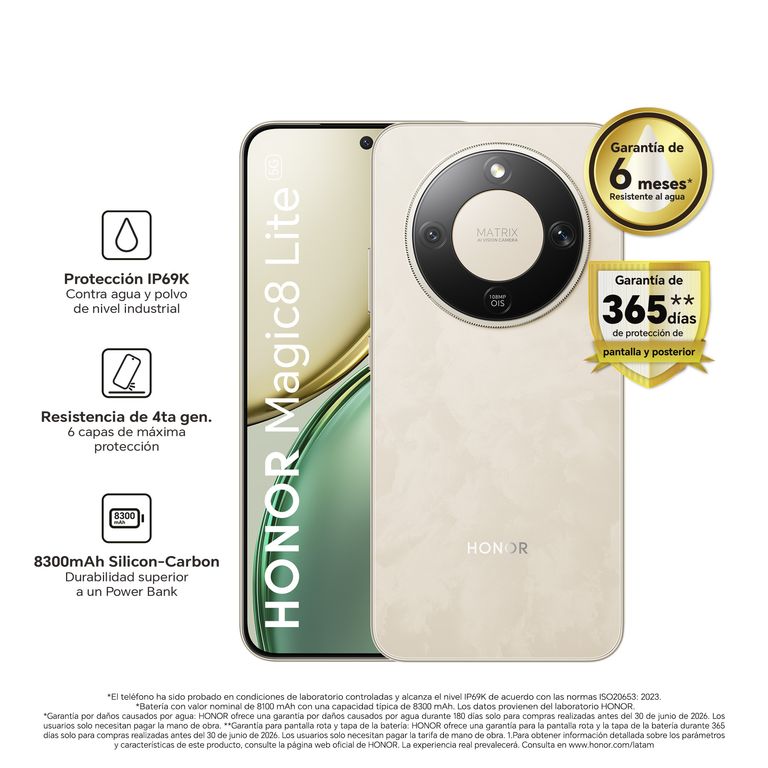Magic 8 Lite 8GB+512GB - Sunrise Gold