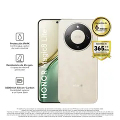 HONOR - Magic 8 Lite 8GB+512GB - Sunrise Gold