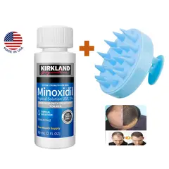 KIRKLAND SIGNATURE - Pack Minoxidil 5% mas Peine Cepillo para Estimulación de Crecimiento de Cabello