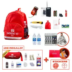 EMERGENCY KIT PERU - Mochila de emergencia FAMILIAR 3-4 personas