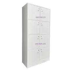 TEMEL - Mueble Casilleros Personal Locker con Llave para personal -