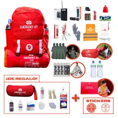 EMERGENCY KIT PERU - Mochila de emergencia PREMIUM FAMILIAR 3-4 personas