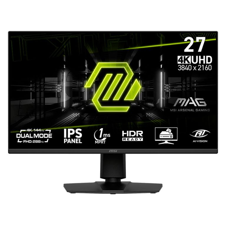 Monitor MAG 275UPD E14 27 Dual Mode - 4K UHD 144Hz FHD 288Hz - 1ms IPS PLANO