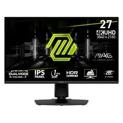 MSI - Monitor MAG 275UPD E14 27 Dual Mode - 4K UHD 144Hz FHD 288Hz - 1ms IPS PLANO