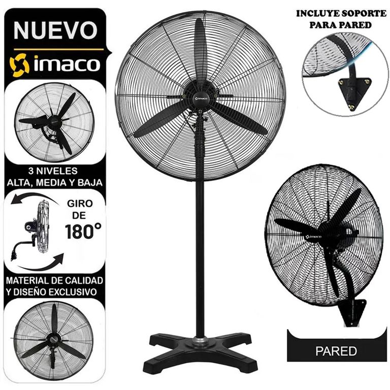 VENTILADOR 2 EN 1 PEDESTAL Y PARED 26" FS2623Е