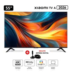 XIAOMI - Televisor 55 UHD 4K 2026 + Antena Digital