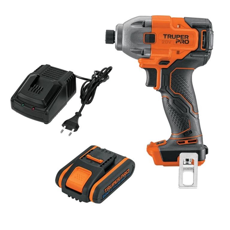 Atornillador de Impacto 20V +1 Bateria 2Ah+ Cargador