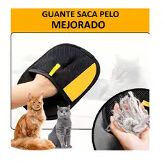 GENERICO - GUANTE QUITA PELOS Y PELUSA DE MASCOTAS PREMIUM
