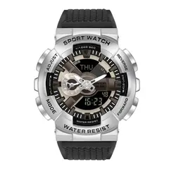 SANDA - Reloj SAN-20 Hombre Deportivo Negro