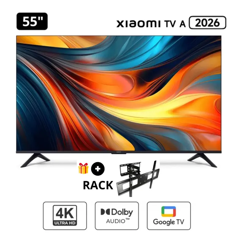 Televisor 55 UHD 4K 2026 + Rack