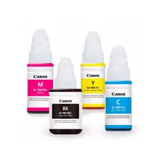 CANON - Kit Botellas De Tinta GI-190 Pack De 4 Colores