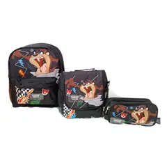 CHILDRENS CLUB - Set de Mochila escolar x3 piezas - Tazmania