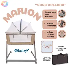 EBABY - CUNA CON COLECHO MARION - BEIGE